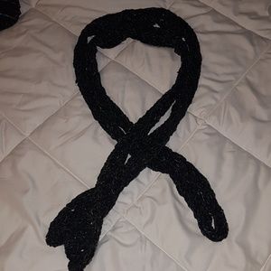 Handmade black with purple and blue accents